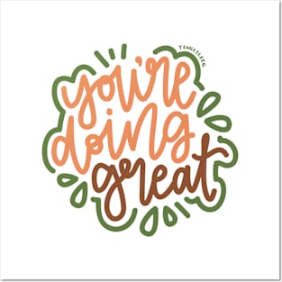 You're Doing Great - boho Posters and Art